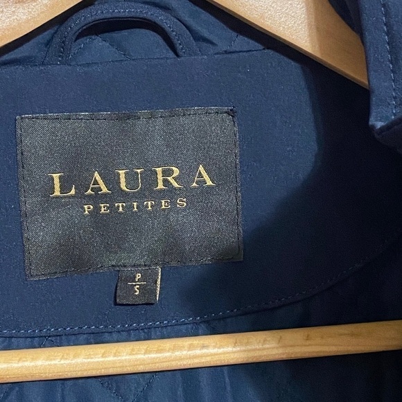Nwt Women’s Laura Petites Blue Winter Jacket, Size Small Perfect Gift !! - Picture 7 of 8